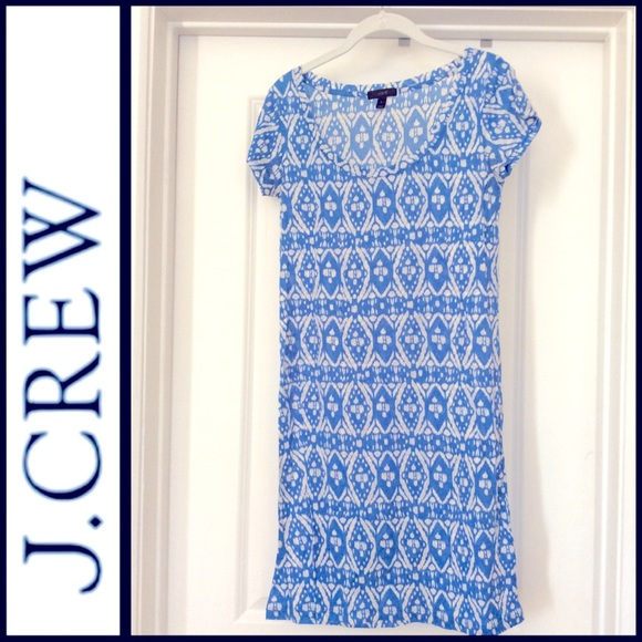 J.Crew Ikat Print Tee Shirt Dress - Picture 3 of 6